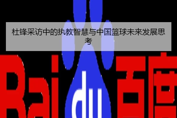 杜锋采访中的执教智慧与中国篮球未来发展思考